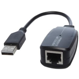APM Adaptateur USB 2.0 Mâle / RJ45 10 / 100 Femelle - Noir