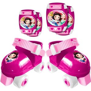 DISNEY PRINCESSES Set Patins ? Roulettes avec Coudi?res/Genouill?res