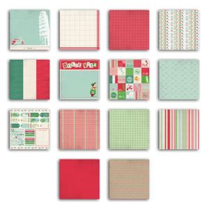 TOGA Pack 28 feuilles de papier déco Italie 20x20 28f.