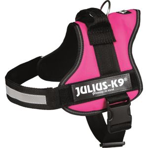 Harnais Power Julius-K9 - 0 - M-L : 58-76 cm-40 mm - Fuchsia - Pour chien