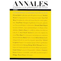 SCIENCES HUMAINES Annales d'histoire et de philosophie du vivant ...
