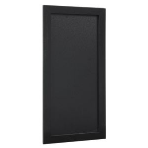Ardoise murale rectangulaire , 20 x 40 cm, black