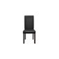 chaise design classique noir