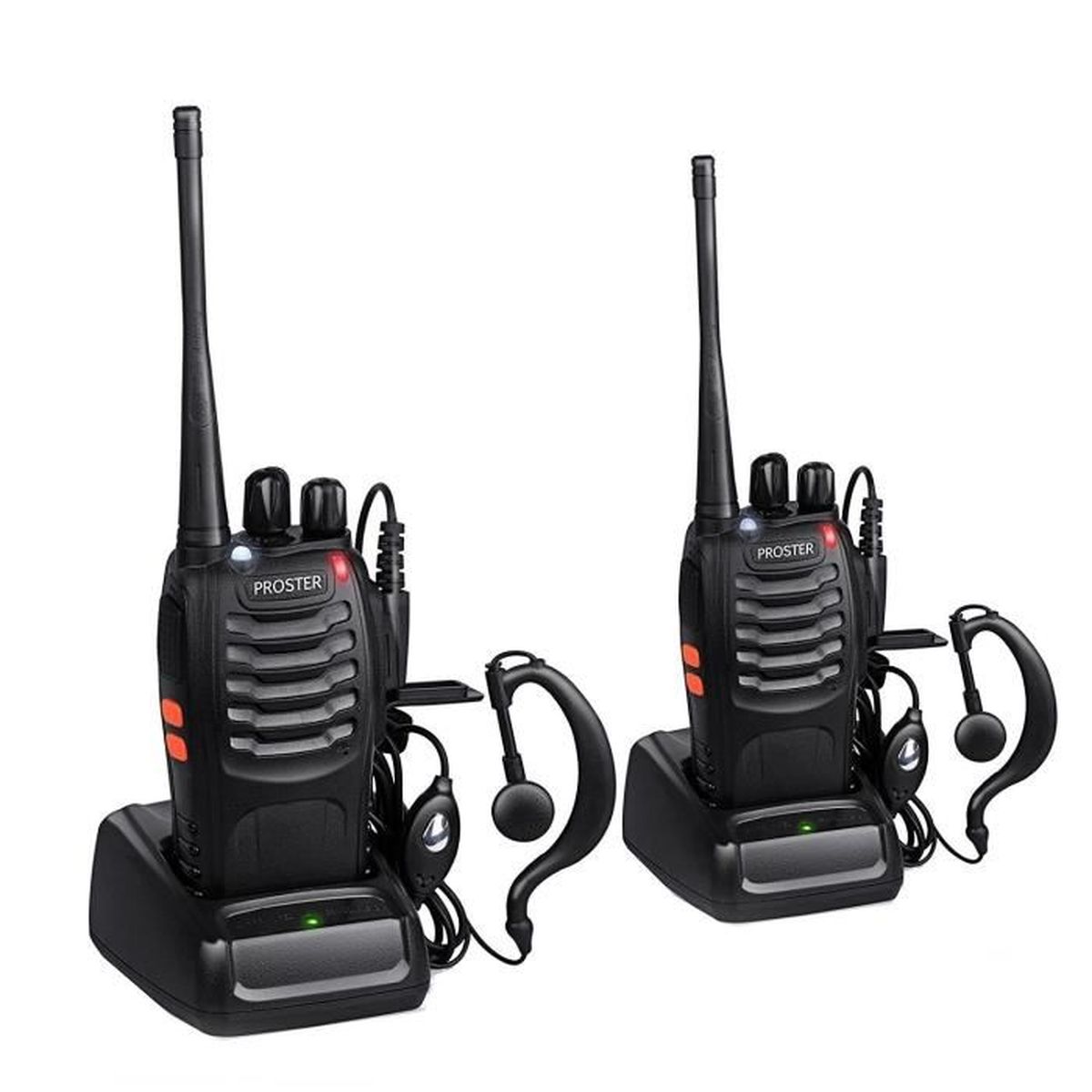 Proster 2PCS WalkieTalkie à Longue Portée Interphone Bidirectionnel 1