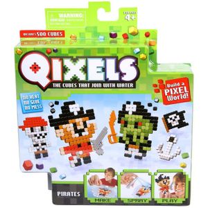 Mini kit 4 créations Qixels (Théme Pirates)