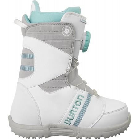 boots de snowboard burton zipline white/gray/teal Descriptif Une