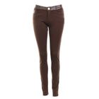 LEGGING  Legging avec empiècement faux cuir Camel