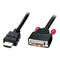 CABLE AUDIO VIDEO Lindy - 41104 - Câble HDMI à DVI-D, 5m