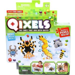 Mini kit 4 créations Qixels (Th?me Insectes)
