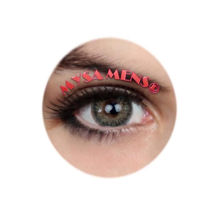 LENTILLES DE COULEUR MYSA LENS&reg; VERT Vert Achat / Vente lentilles