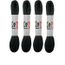 LACET DE CHAUSSURE Lot de 4 lacets de 120 cm en polypropylène noir