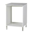 ELEMENTS SEPARES HAUT ET BAS SUNY Meuble bas four 60 cm blanc