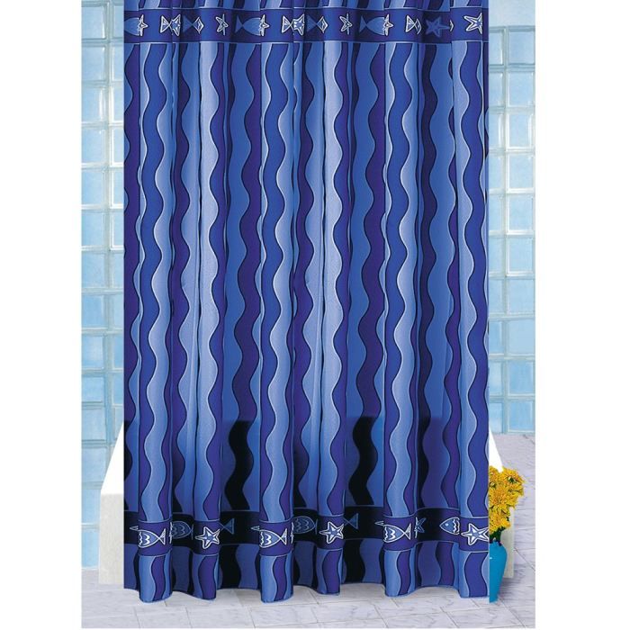 rideau textile vagues bleues achat vente rideau rideau textile vagues bleues achat vente rideau