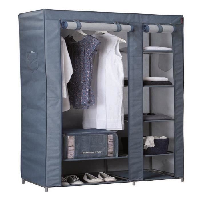 penderie souple amy 175x99x46 cm