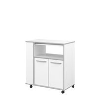 DESSERTE - BILLOT READY Desserte de cuisine L 76cm - Blanc DESSERTE - BILLOT READY Desserte de cuisine L 76cm - Blanc