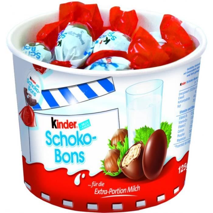 Ferrero Kinder schokoBons dans le cinémacoupe, 16 pièces Achat