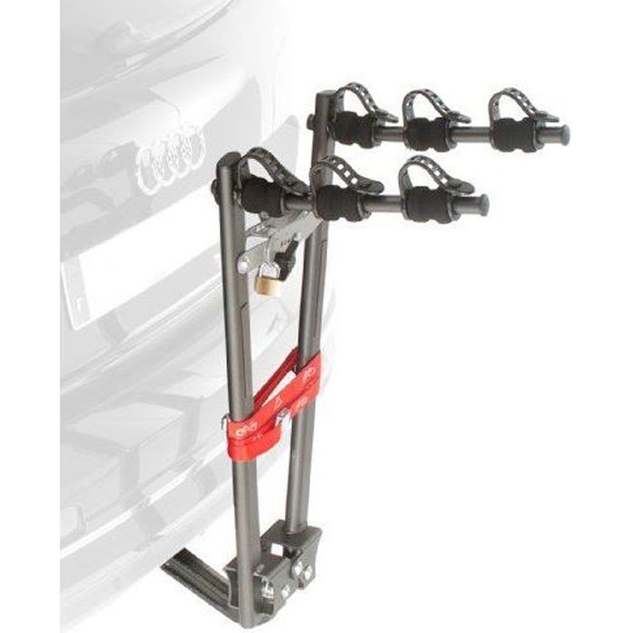 Porte v&eacute;los Jupiter3 sur attelage pour 3 v&eacute;los Achat / Vente porte