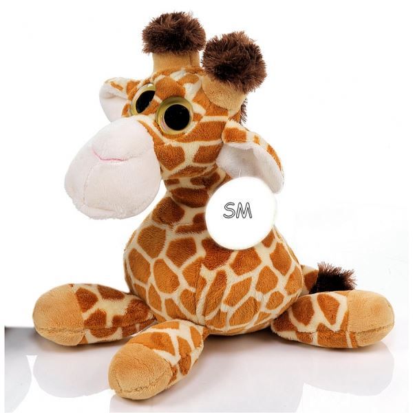 peluche girafe gros yeux