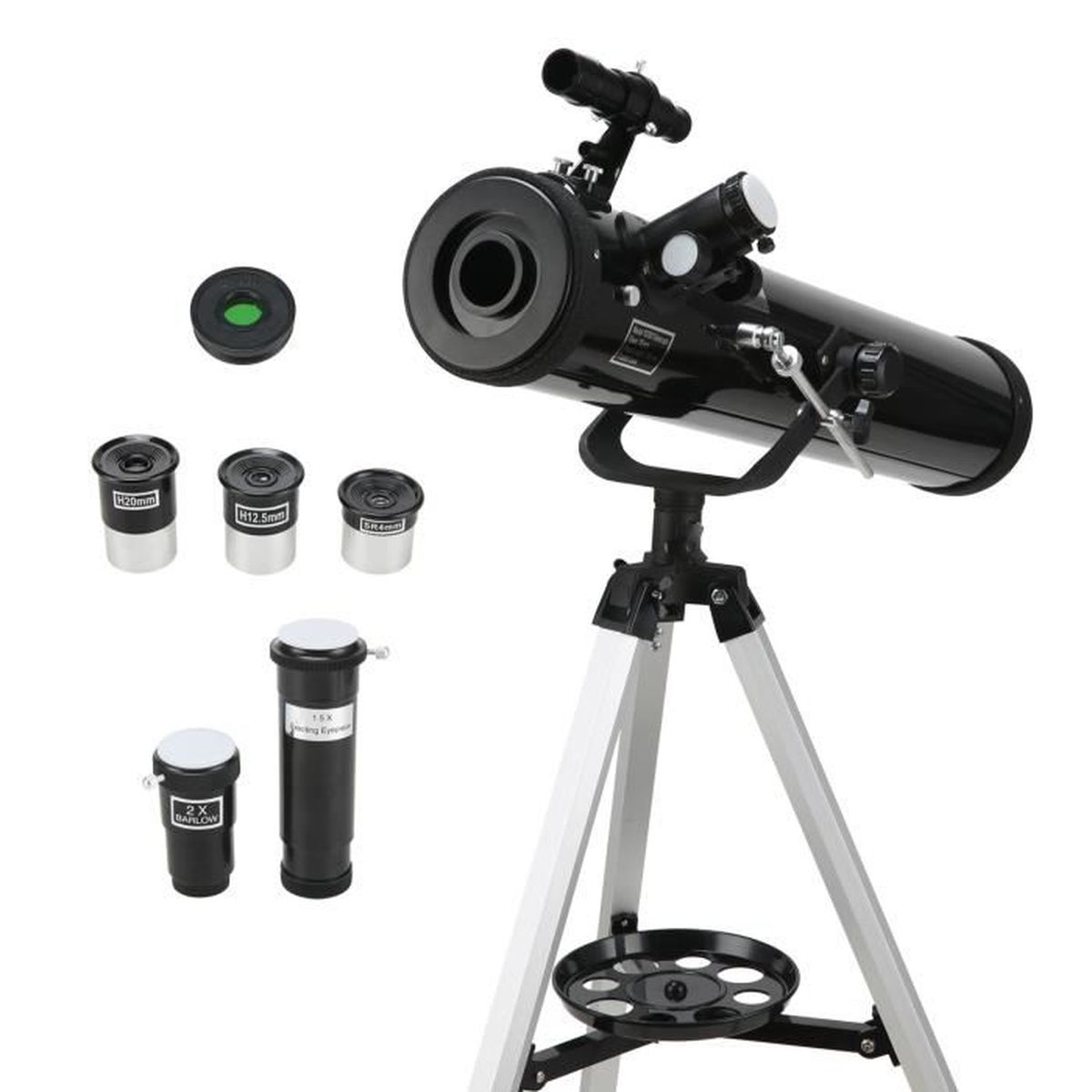 Télescope Astronomique Réflecteur 70076mm Lune Etoiles Nature Monture Achat / Vente