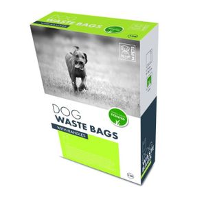 MPETS Recharge ramasse crottes avec poignées DOG WASTE BAGS - Pour chien - 120 pcs - Senteur herbe verte