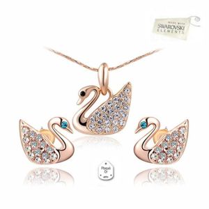 PARURE Coffret 4 Pièces Parure Bijoux Swarovski elements