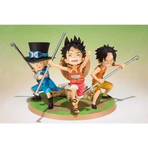 ID9  One Piece Luffy Ace Sabo set de 3 figurines 9cm Figuart Zero