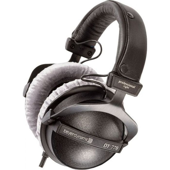 Casque studio DT770 PRO casque écouteur audio, avis et prix pas cher Soldes* d’été Cdiscount