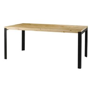 Table a manger bois et metal - Achat / Vente Table a ...