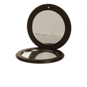 Miroir de Sac 8,5 cm double face Noir Achat / Vente miroir de