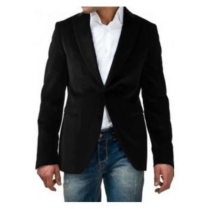 blazer velour homme