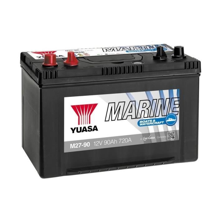 batterie decharge lente 12v 90ah yuasa m27 90 achat batterie decharge lente 12v 90ah yuasa m27 90 achat