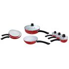 BATTERIE DE CUISINE  Batterie de cuisine 11 pièces CERAMIX rouge