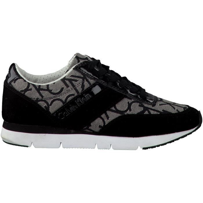 basket noir femme calvin klein