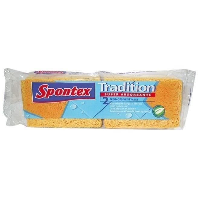 Lot De 2 éponges Tradition N°4 - Super Absorbante - Achat / Vente ...