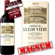 VIN ROUGE Magnum Château La Louvière Pessac Léognan 2004