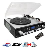 PLATINE VINYLE Platine vinyle avec USB / SD / MMC