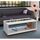 DANY Table basse style contemporain blanc et noir