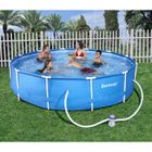 KIT PISCINE  Piscine Ronde Steel Frame Pools Bleue Ø3,66m