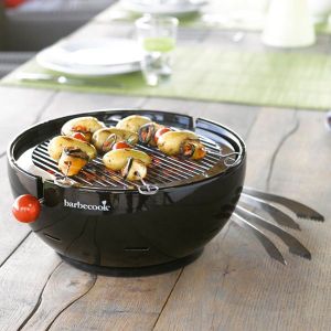 BARBECUE DE TABLE Barbecue de table AMICA noir BARBECOOK