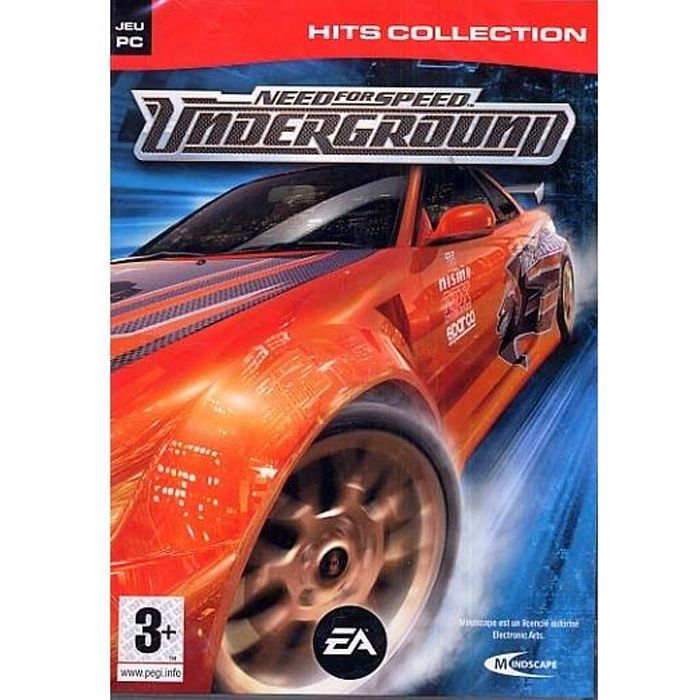 JEUX PC NEED FOR SPEED UNDERGROUND / JEU PC CD-ROM (Hits C