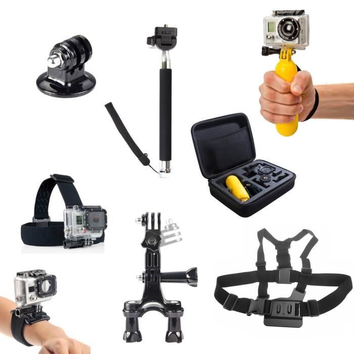 8 en 1 kit d’accessoires pour GoPro HD Hero 1/2/3/ Prix pas cher