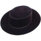 CHAPEAU - PERRUQUE Chapeau Espagnol Noir Floque