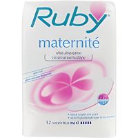 SERVIETTE HYGIÉNIQUE Ruby Serviettes Maternité SERVIETTE HYGIÉNIQUE Ruby Serviettes Maternité