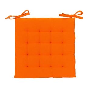 galette de chaise orange