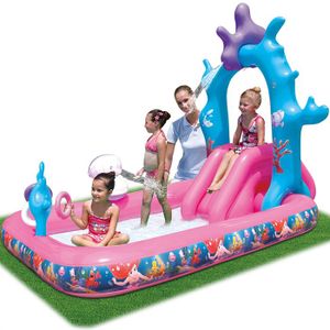 PISCINE GONFLABLE Piscine Jeu Petite Sirène 264x168x180 cm PISCINE GONFLABLE Piscine Jeu Petite Sirène 264x168x180 cm