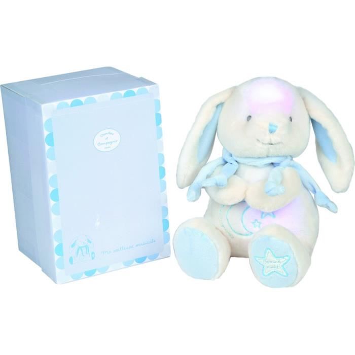 Lapin Bonbon Veilleuse musicale bleu Achat / Vente veilleuse Lapin