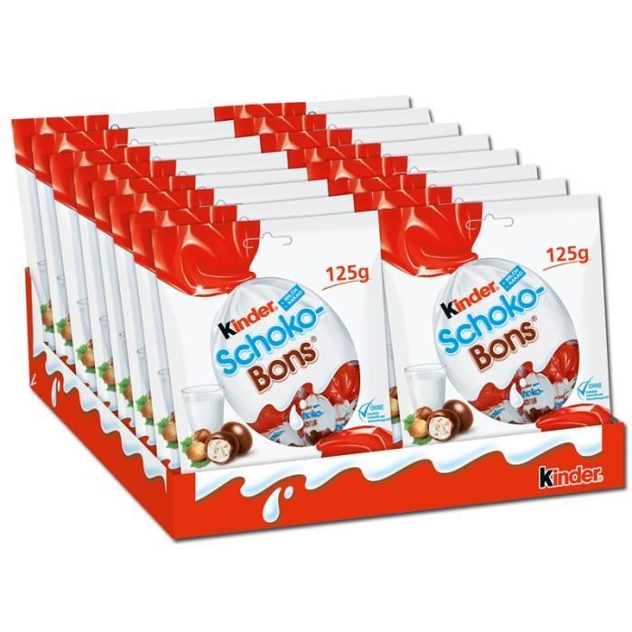 Ferrero Kinder schokoBons, Chocolat Bonbon 16 piéces Achat / Vente