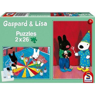 26 pièces   Gaspard et Lisa   Achat / Vente PUZZLE Puzzle 2 x 26