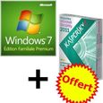 LOGICIEL BUREAUTIQUE - UTILITAIRE Windows 7 Ed. Fam. Premium 64bits OEM + Kaspersky