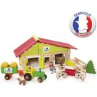  Ferme Avec Tracteur et Animaux - 140 pcs
